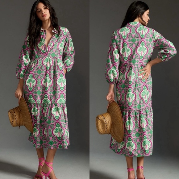 Maeve Dresses & Skirts - Anthropologie MAEVE Bettina Midi Dress